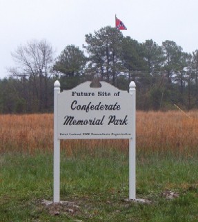 CMP Sign and Confederate Flag
